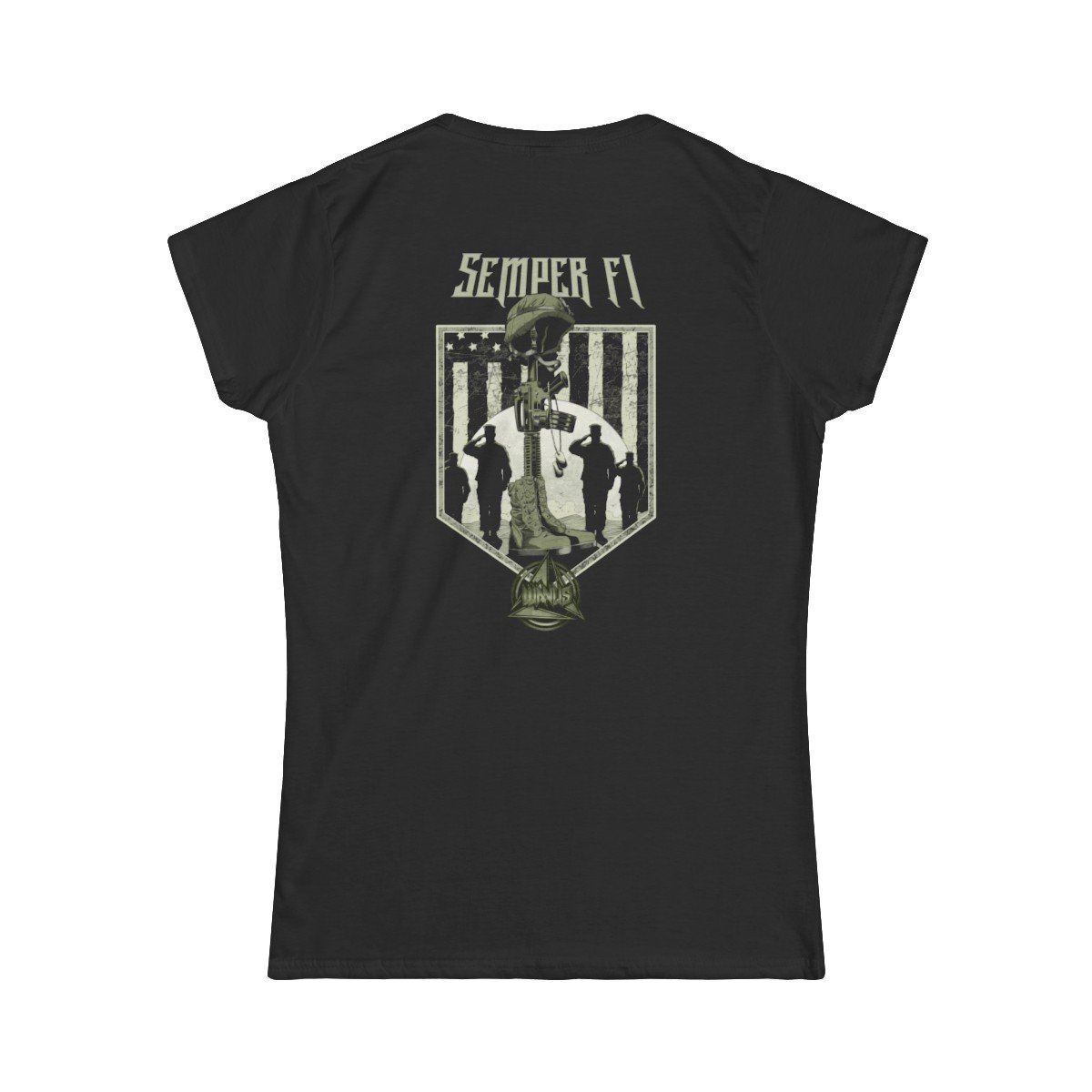 Wanus – Semper Fi Women’s Short Sleeve Tshirt 64000L (2-Sided)